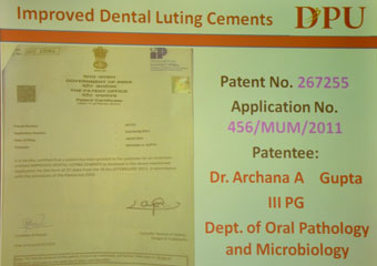 Improved Dental Luting Cements Patent